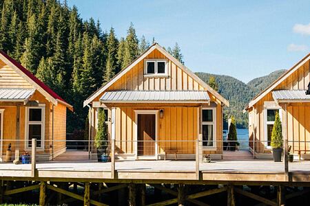 Cabins at Nimmo Bay Canada