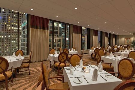 Dining Room at Fairmont Hotel Vancouver Canada
