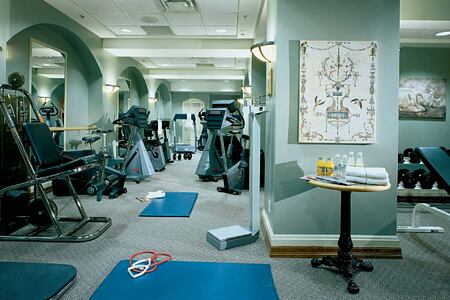 Fitness room at Fairmont Palliser Canada