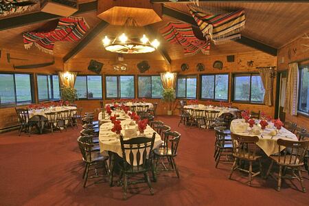 Main Dining Room at Sundance Guest Ranch Canada