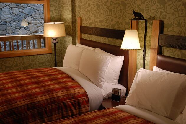 Room with 2 double beds at Fox Hotel and Suites Canada