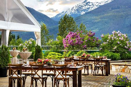 Woodland Terrace at Fairmont Chateau Whistler Canada