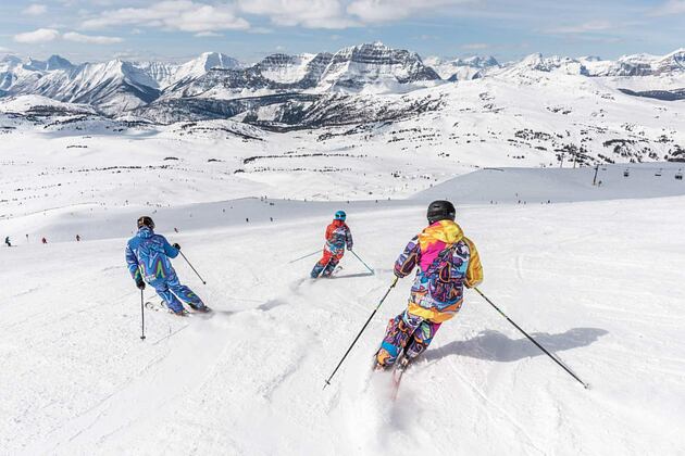 Banff skiing