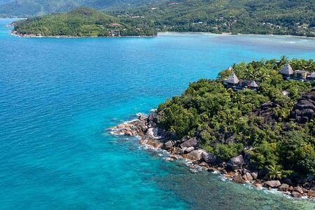 Aerial view of Anantara Maia Seychelles
