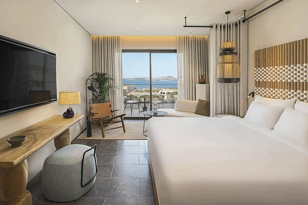 Sea View with King-size bed at Costa Navarino Greece