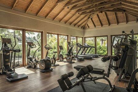 Gym Four Seasons Desroches Island Seychelles