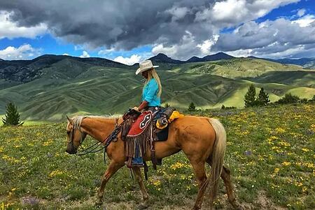 Horse Riding Silver Spur Ranch Idaho USA
