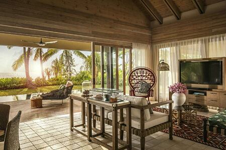 Living Area Villa Four Seasons Desroches Island Seychelles