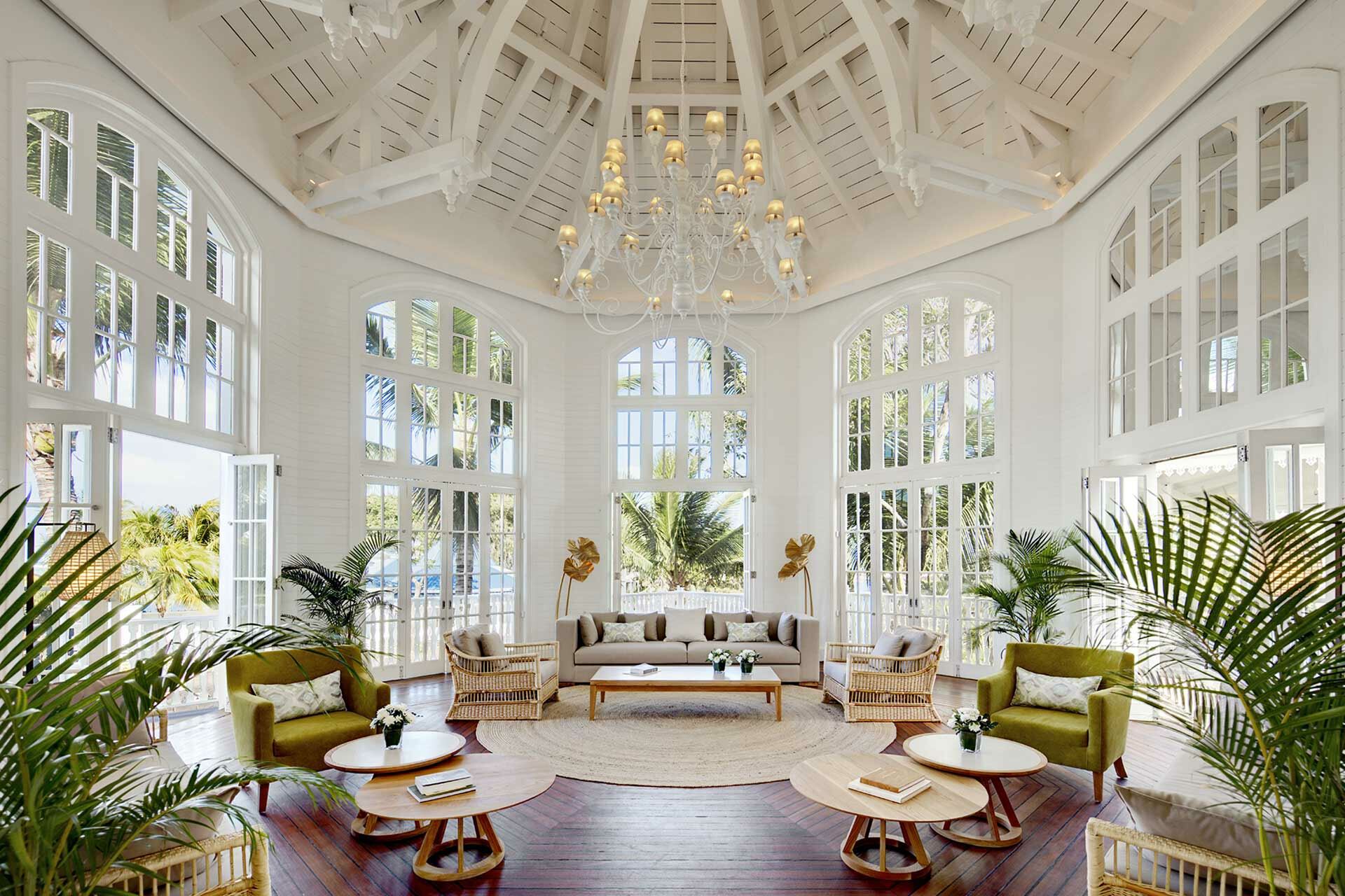 General view of the lobby Heritage Le Telfair Mauritius